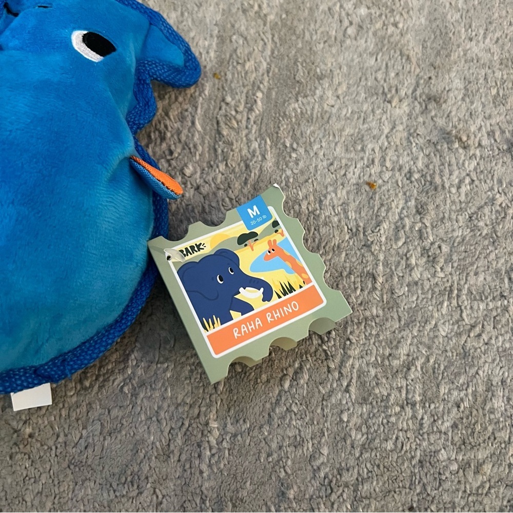 Bark Raha Rhino Toy NWT - Picture 8 of 8
